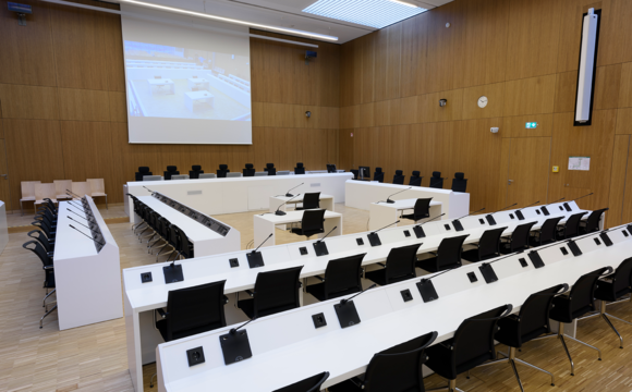 Stadelheim high security courtroom, Munich